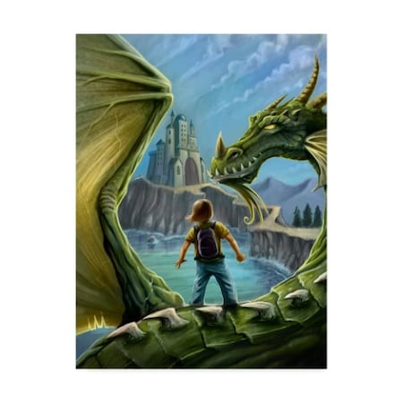 Flyland Designs 'Dragon And Castle' Canvas Art,24x32